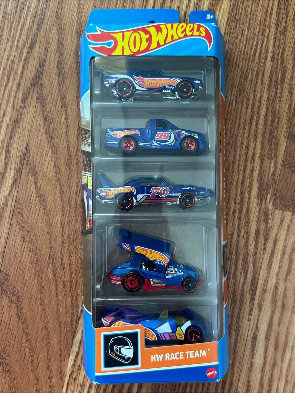 Hot Wheels HW Race Team 5-Pack Die-Cast Cars 1:64 Scale